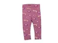 Soft Gallery leggings Paula tulipwood med slikprint